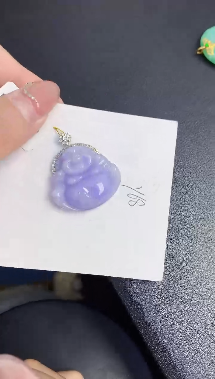 【闪购商品】翡翠颈饰18K金镶嵌000000000000