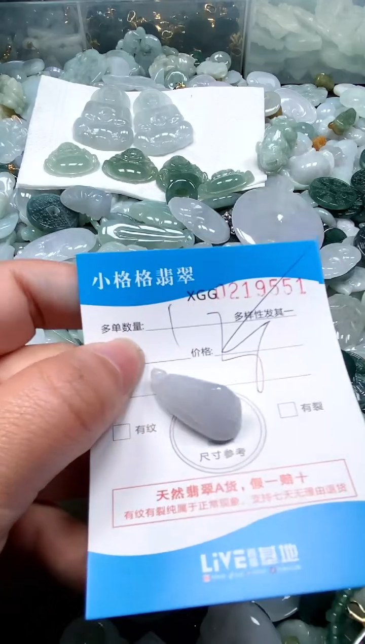 【闪购商品】翡翠颈饰未镶嵌闪购商品0219551