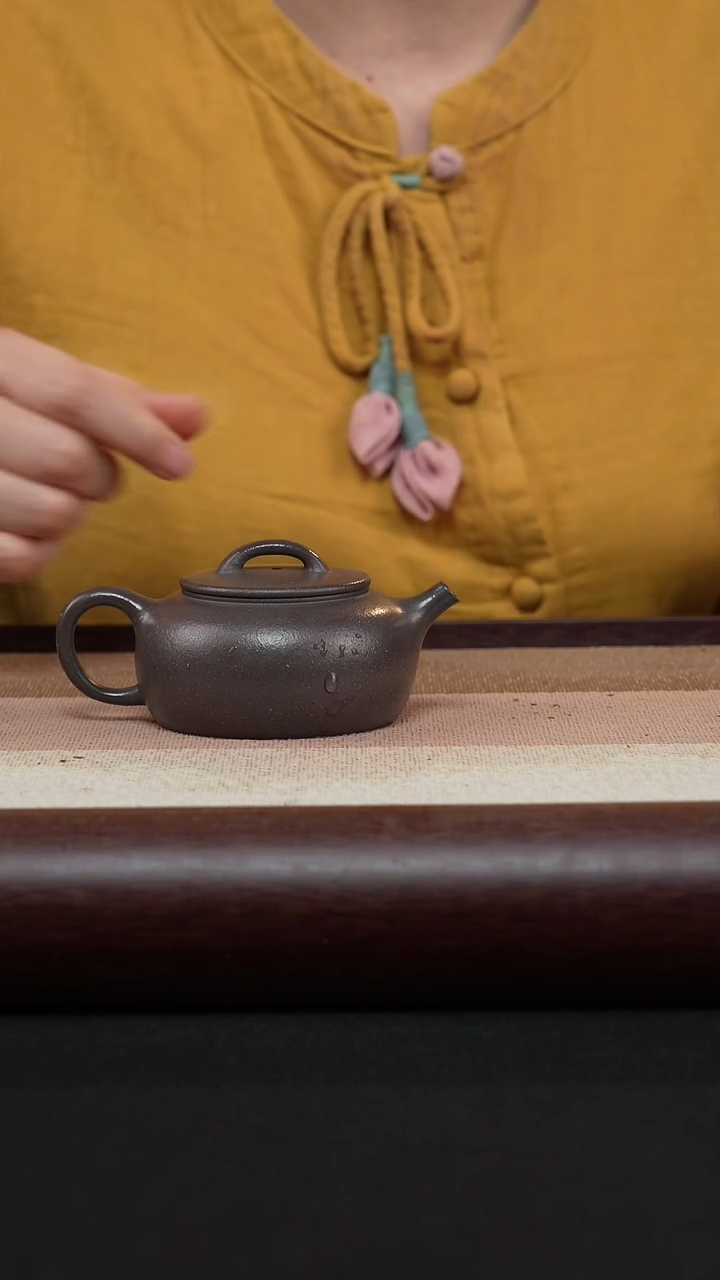【闪购商品】紫砂茶壶天青泥-大彬诗意MH-1846