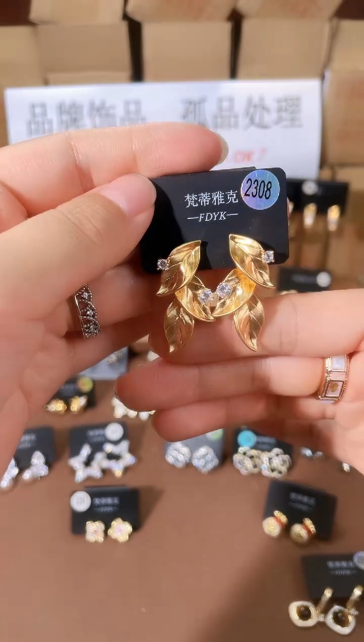 合金925银锆石梵2308