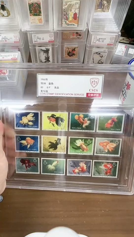 特38 金鱼 套票 大盒 