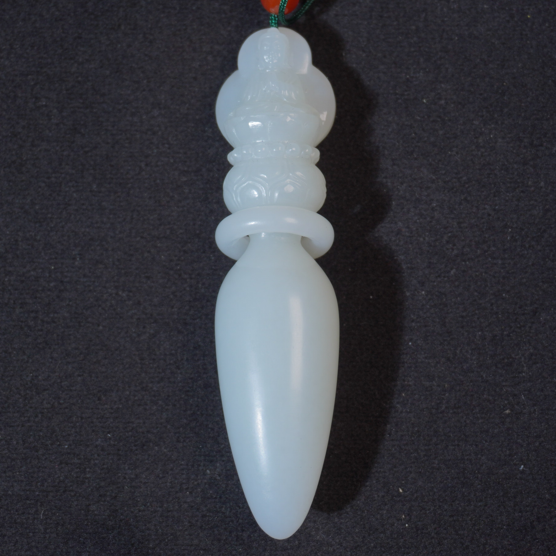 50F66   清  和田玉金刚杵