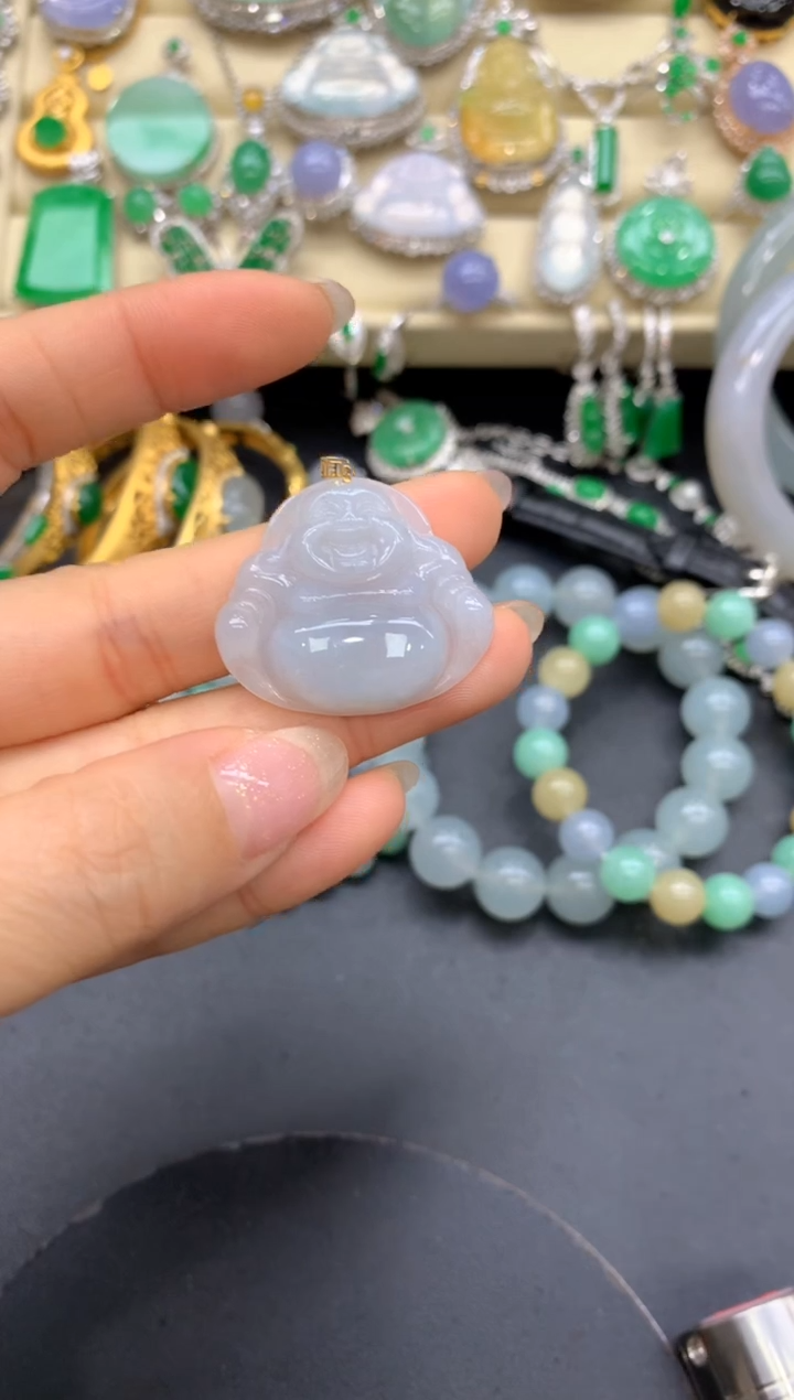 【闪购商品】翡翠颈饰18K金镶嵌184-中国好珍宝