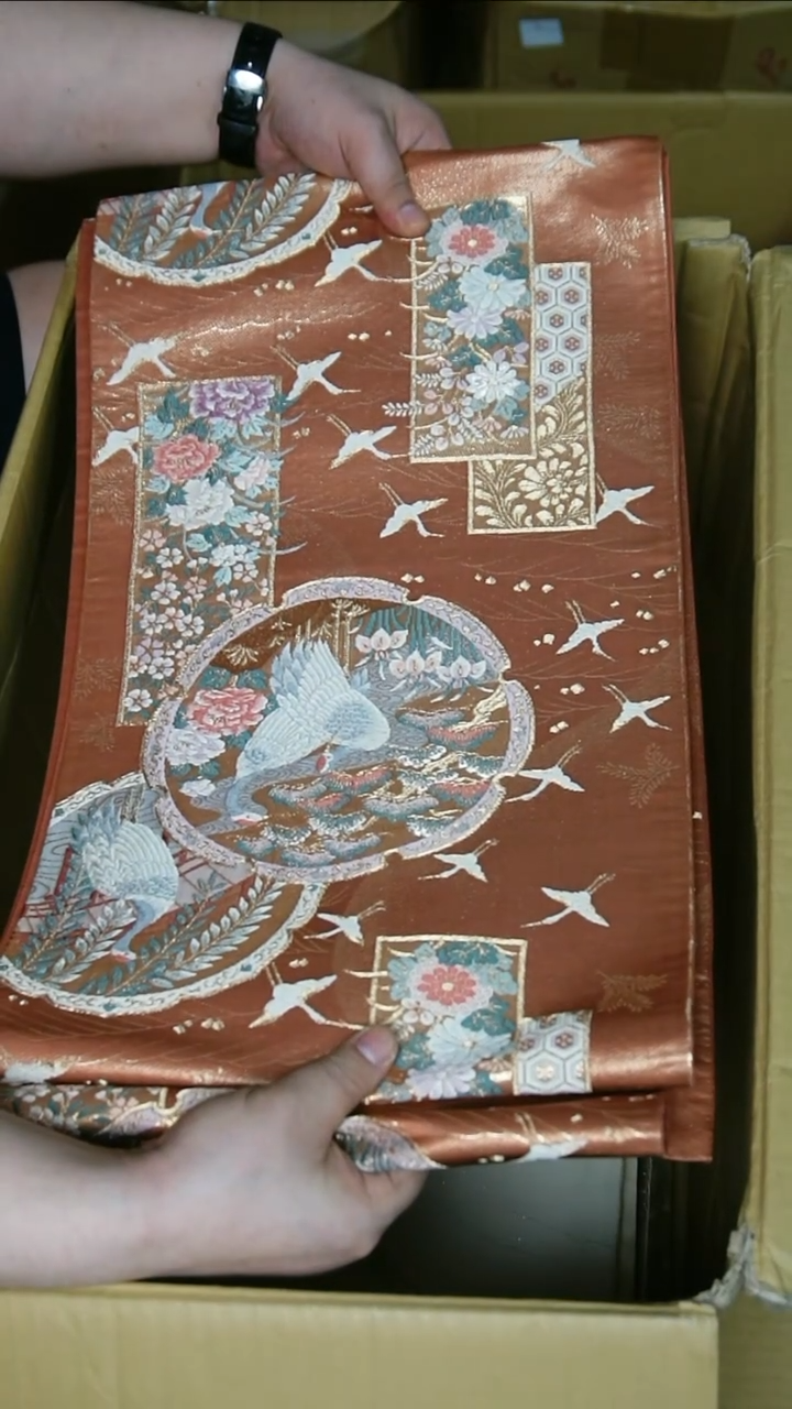 织绣3****6织锦20六通花鸟