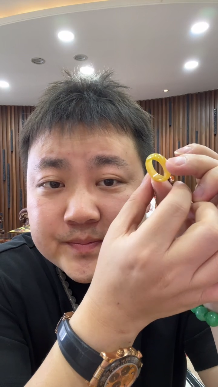 未镶嵌戒指翡翠戒圈