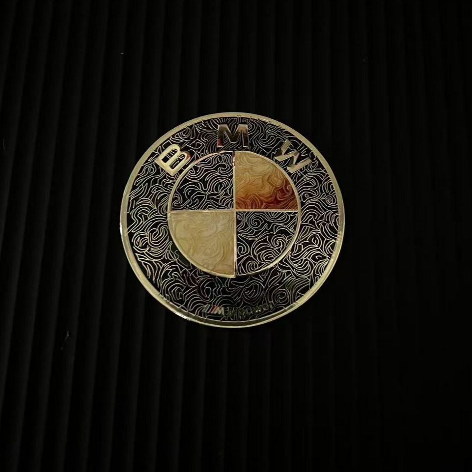 BM黑金限量版-(带编码)国风个性化车徽章