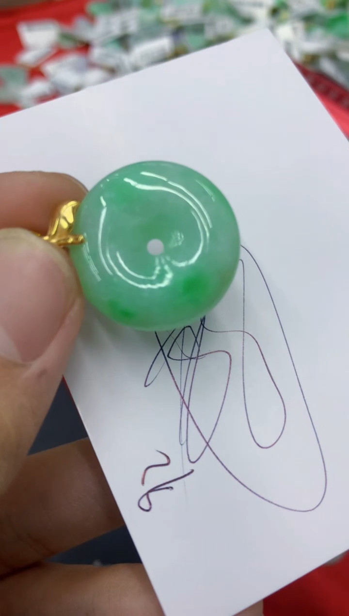 翡翠未镶嵌颈饰号链接1111111