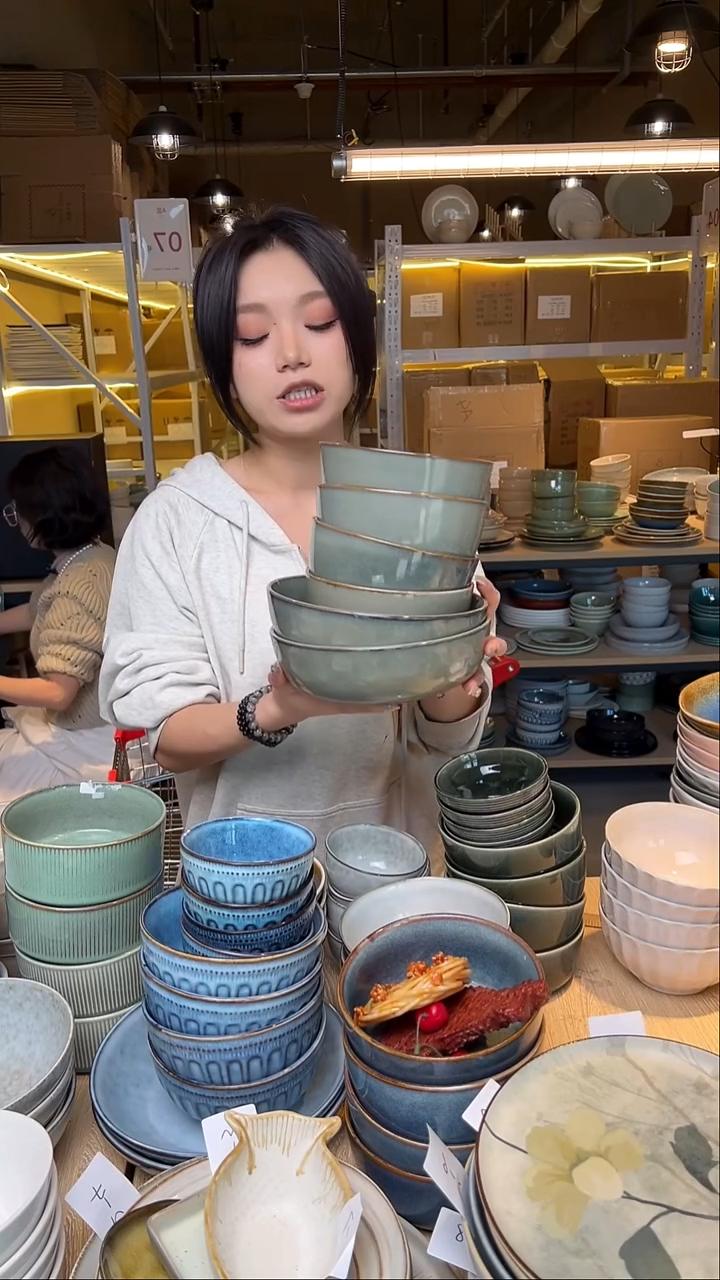 瓷146外贸尾货窑变釉下彩默认微瑕