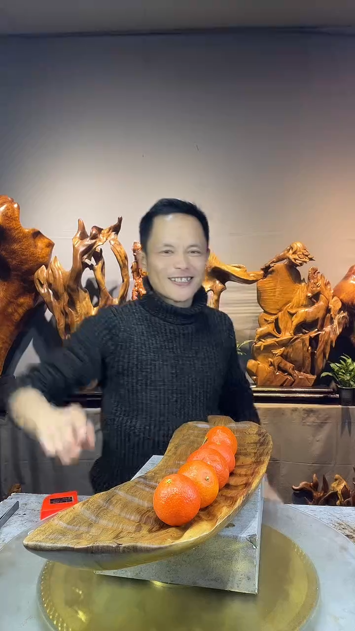 金丝楠有****得小叶桢楠随行摆件70