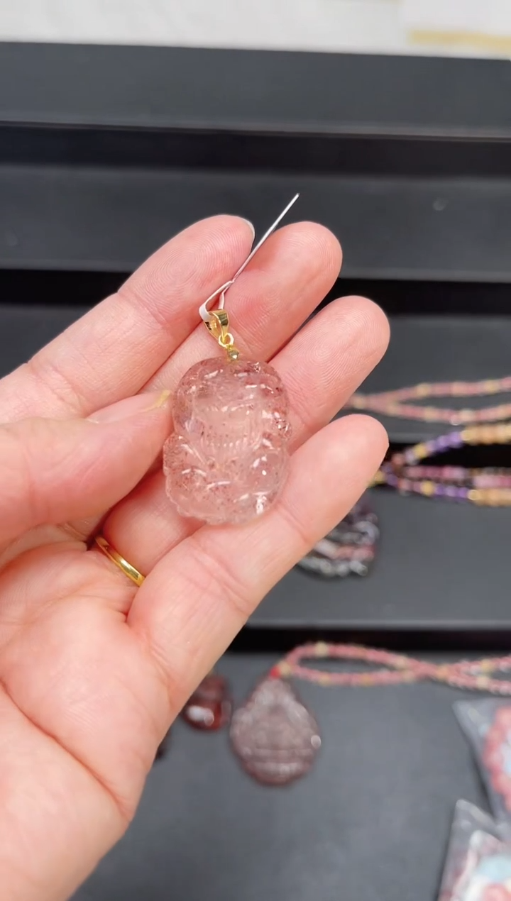 未镶嵌颈饰水晶【百晶灵儿】定制款