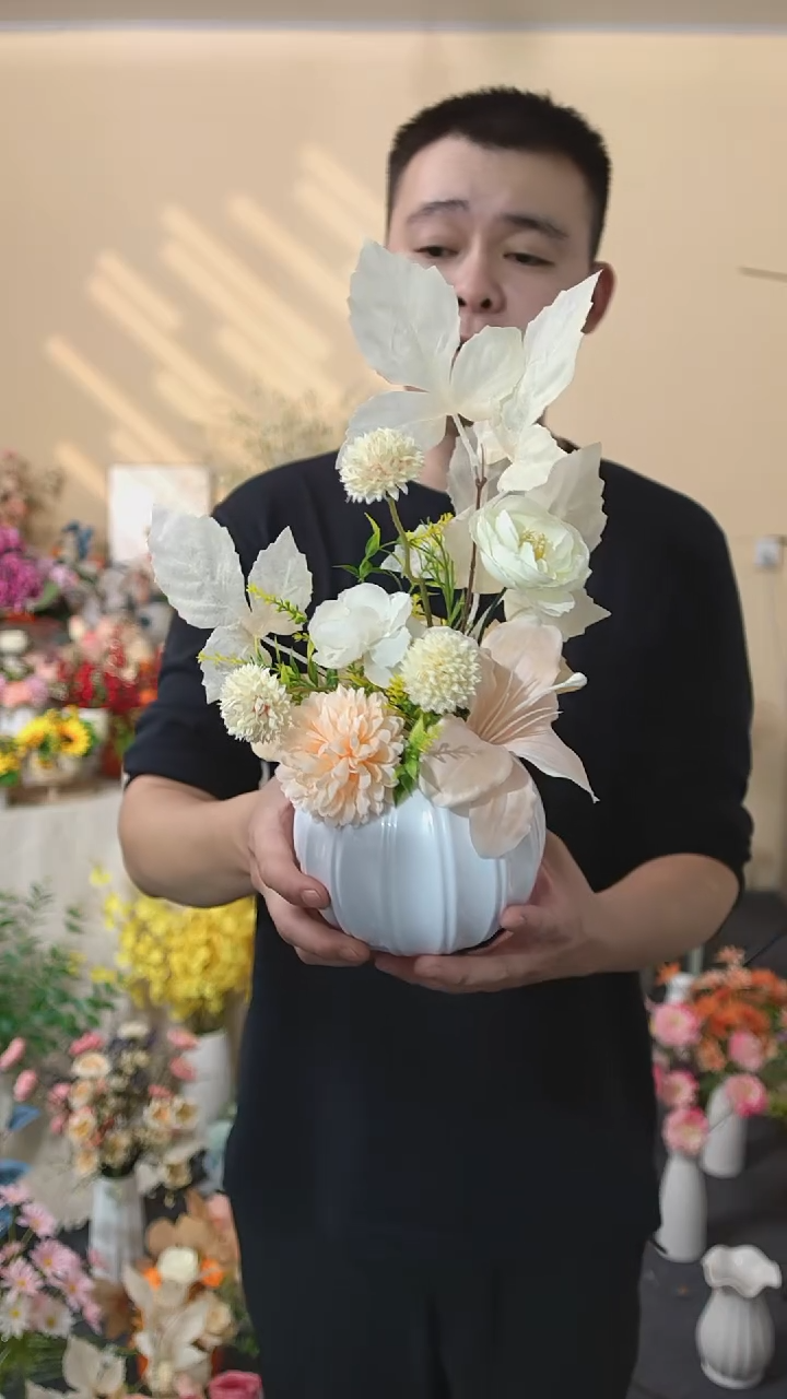 嘿淘家仿真花插花套装包邮到家