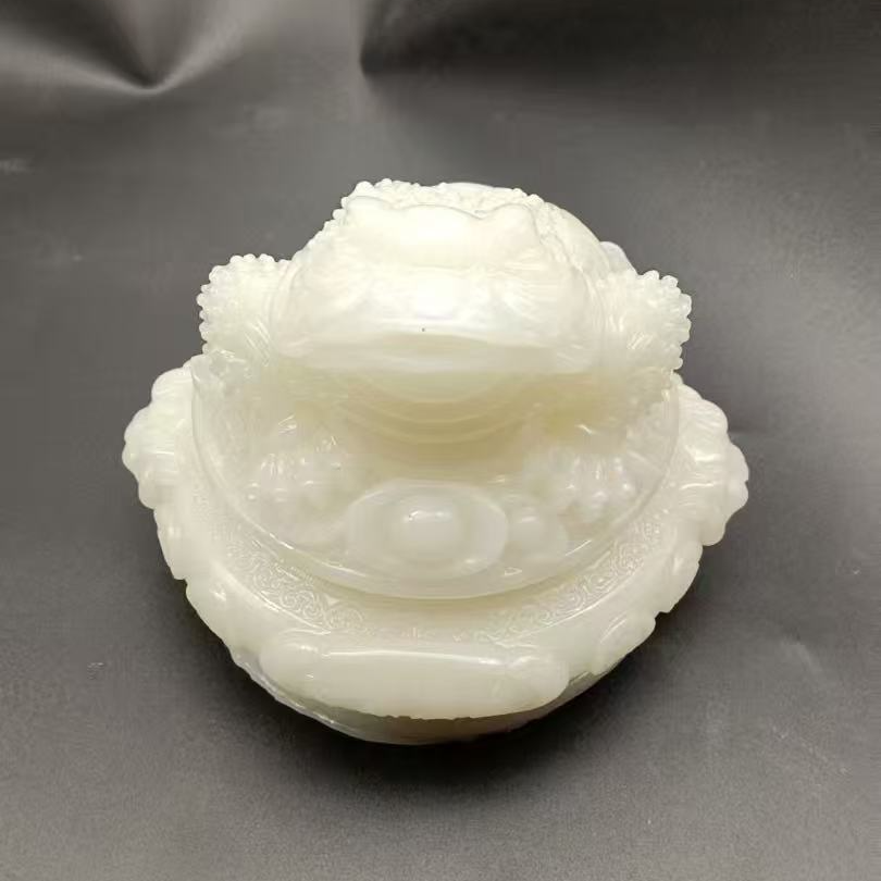 【精选】个性精选 蟾蜍 流水摆件