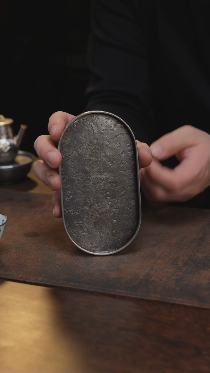 纯锡全手加厚小椭圆干泡