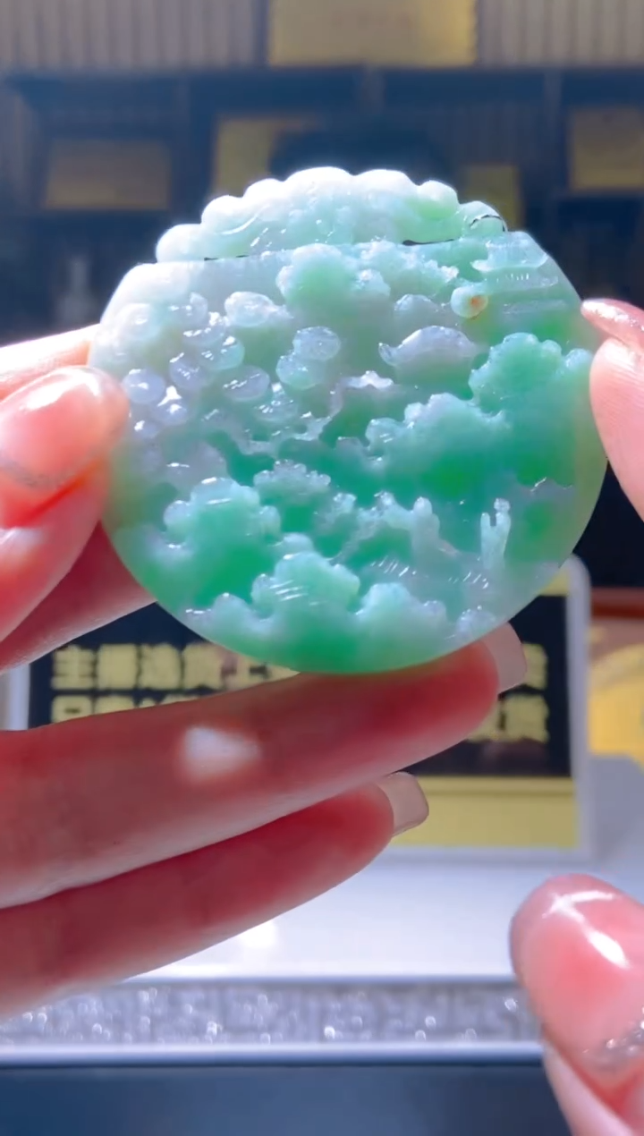 【闪购商品】定制翡翠未镶嵌闪购毛货链接WZ062