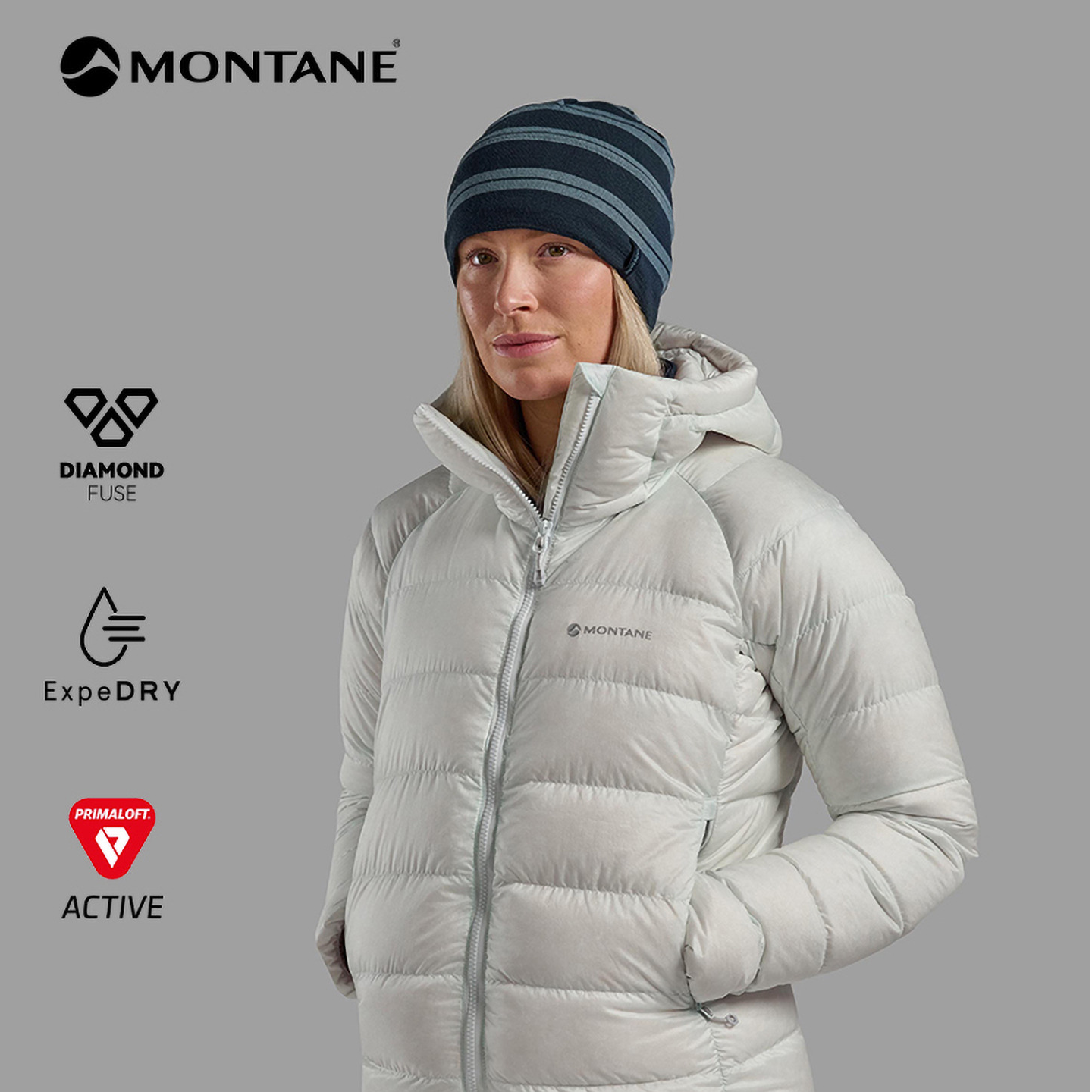 【朱一龙同款】MONTANE盟泰恩KAMEN HOODIE女90鹅绒服800蓬FKAHO