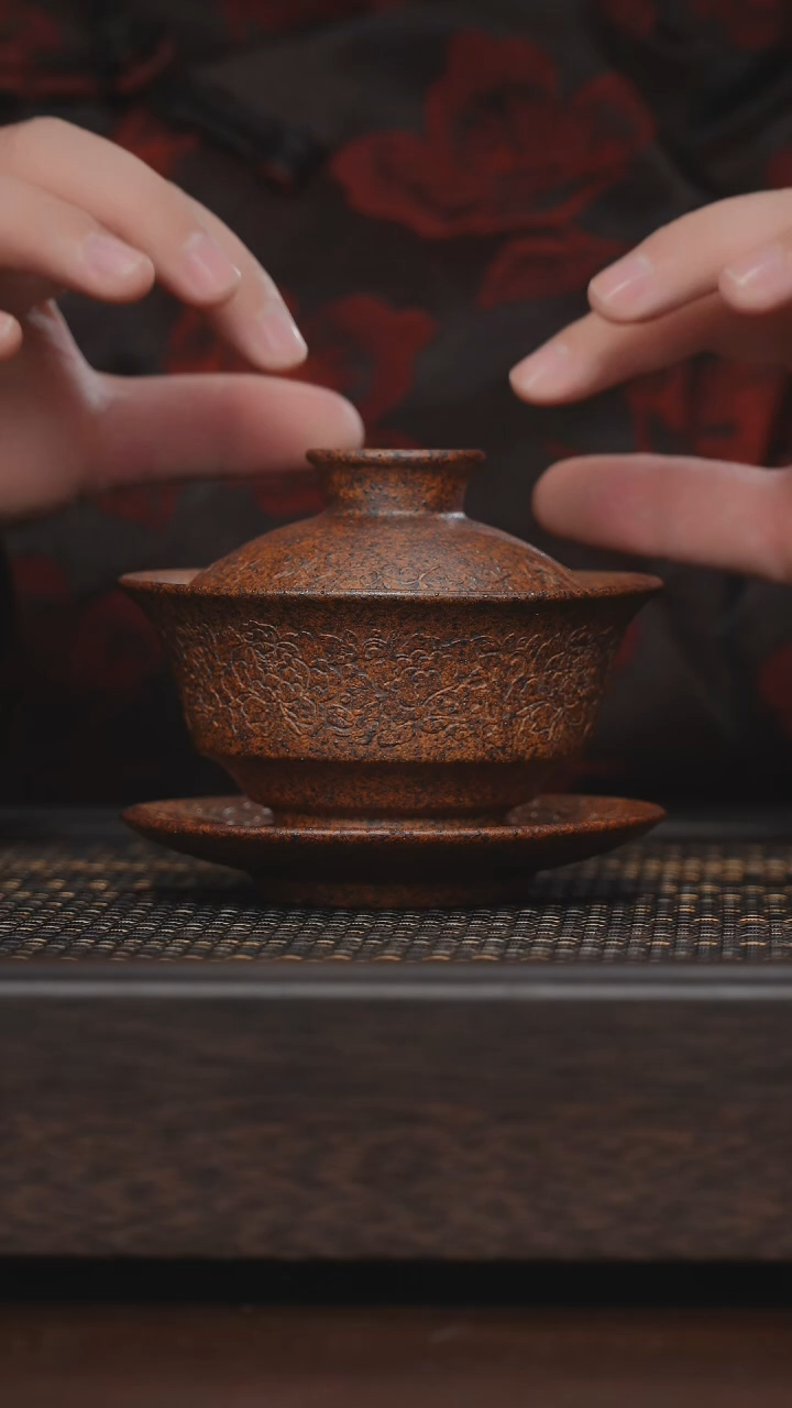 【闪购商品】紫砂茶杯福利紫砂柴烧盖碗