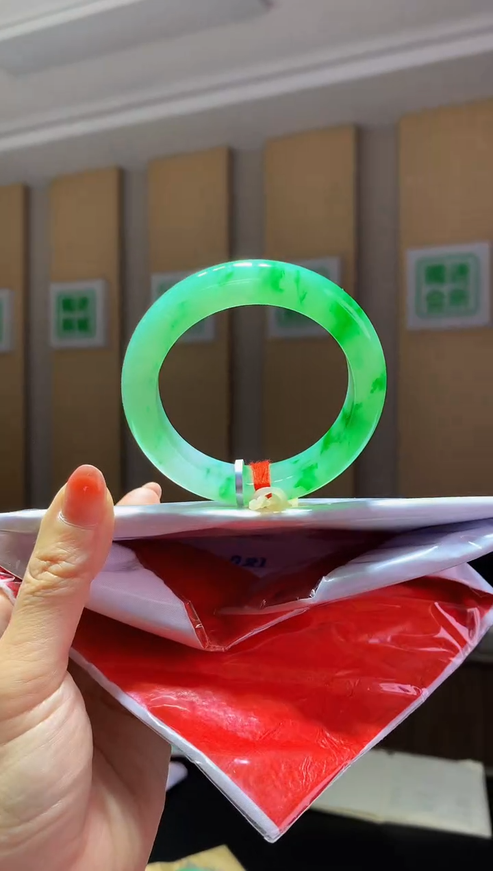 未镶嵌手镯翡翠-Q157 圈口52.7 全款180万 定金2万