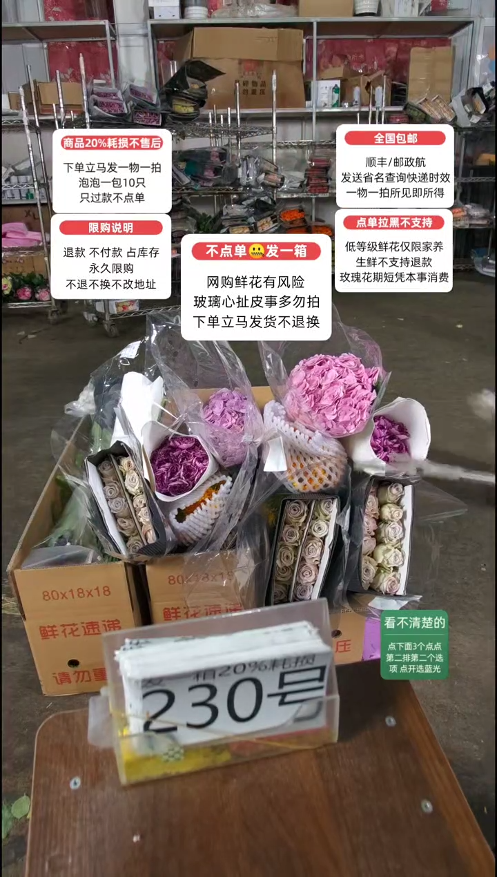 20%耗损发一箱❤号230