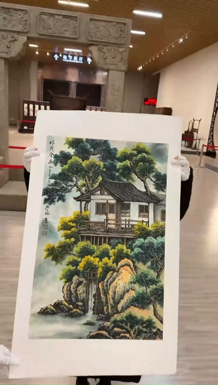 国画16赵隆轩美术馆李庆兴老师作品