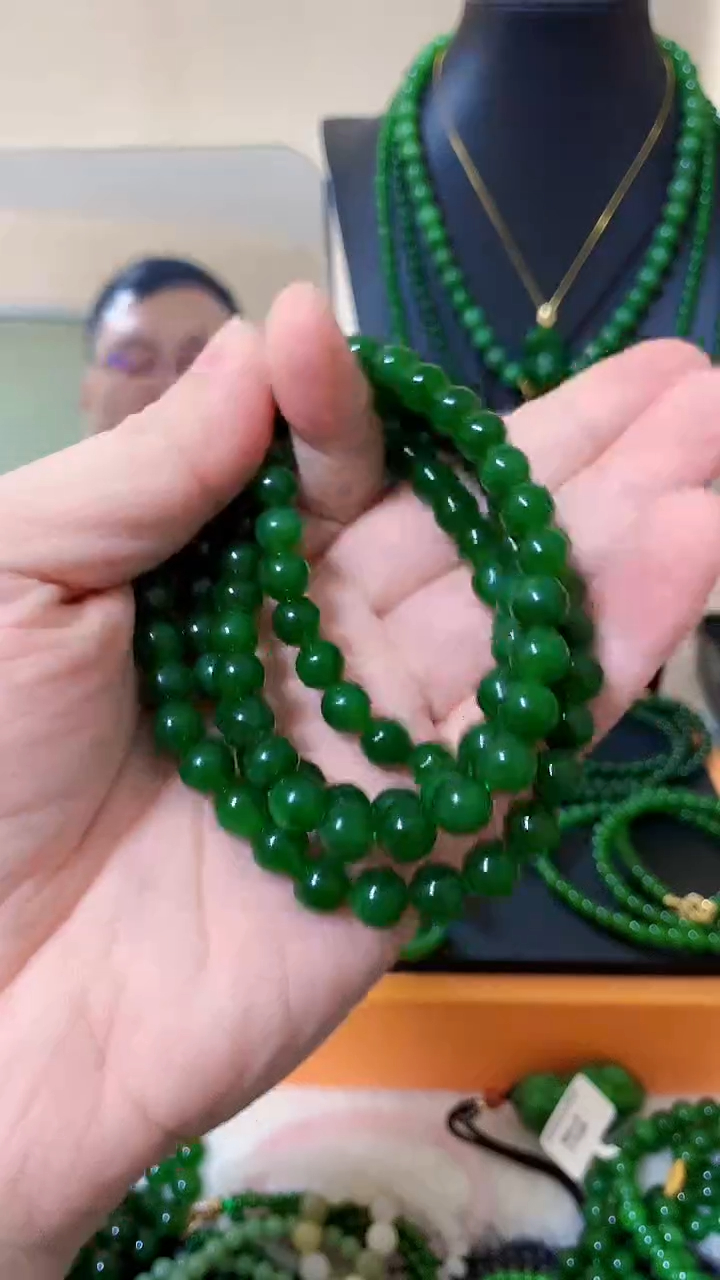 【闪购商品】和田玉（碧玉）项链未镶嵌8