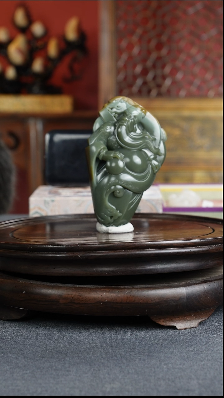 未镶嵌和田玉挂件君*云和田玉关公