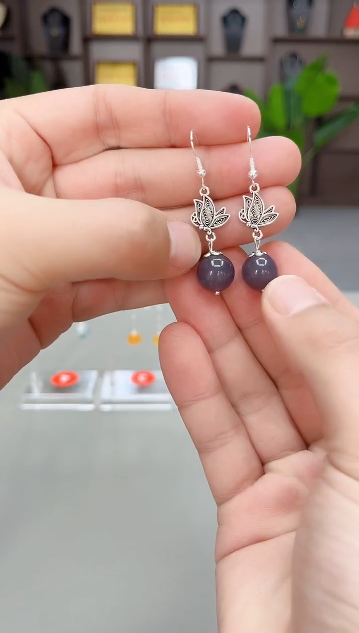 未镶嵌耳饰玛瑙/玉髓231000