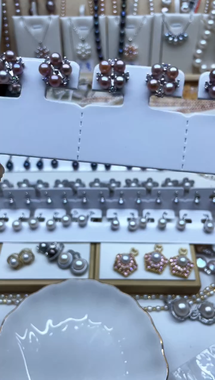 未镶嵌耳饰淡水珍珠耳钉多样性发其一