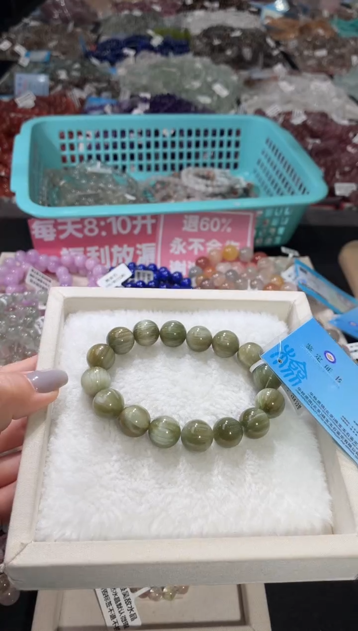 未镶嵌手链水晶225号 多样性发一L  13+