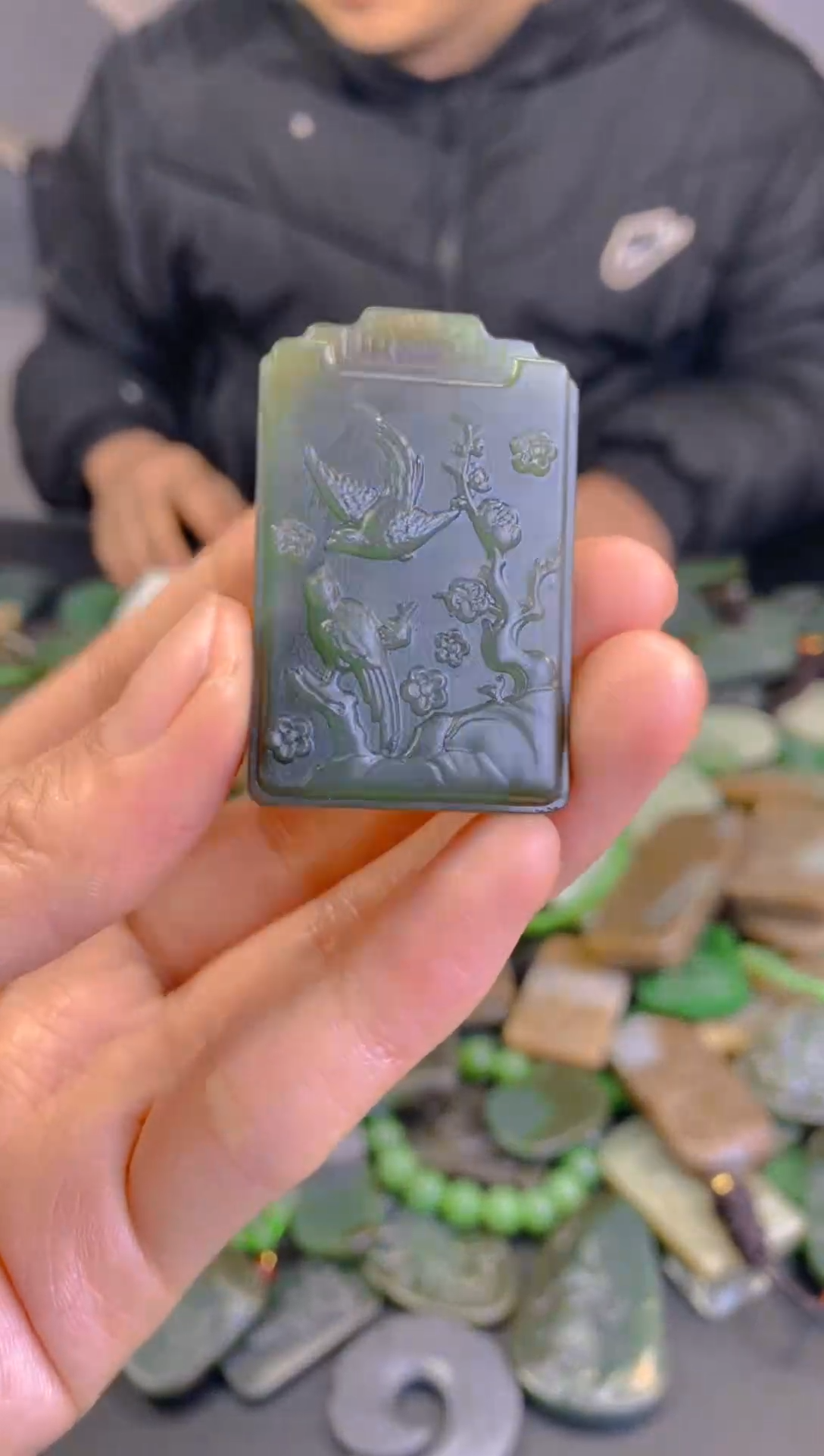 未镶嵌和田玉珠宝半成品1