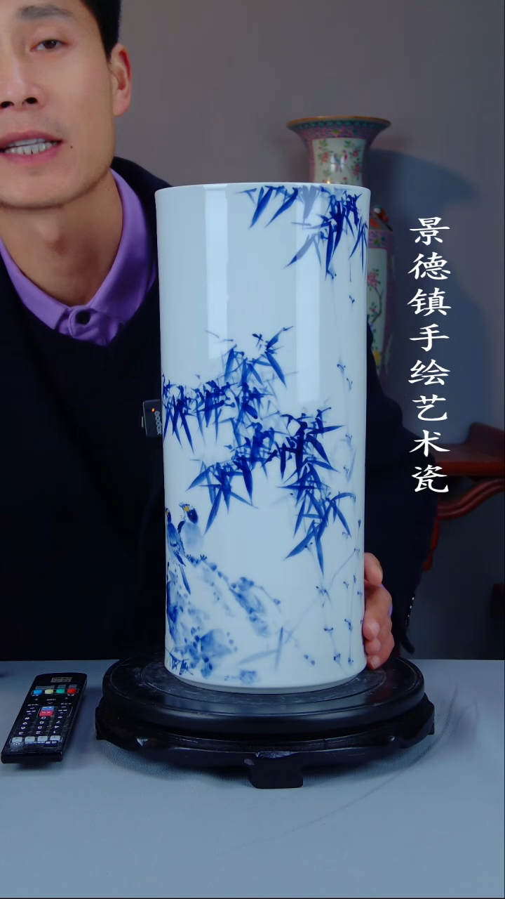 摆件陶瓷景德镇手工手绘陶瓷19