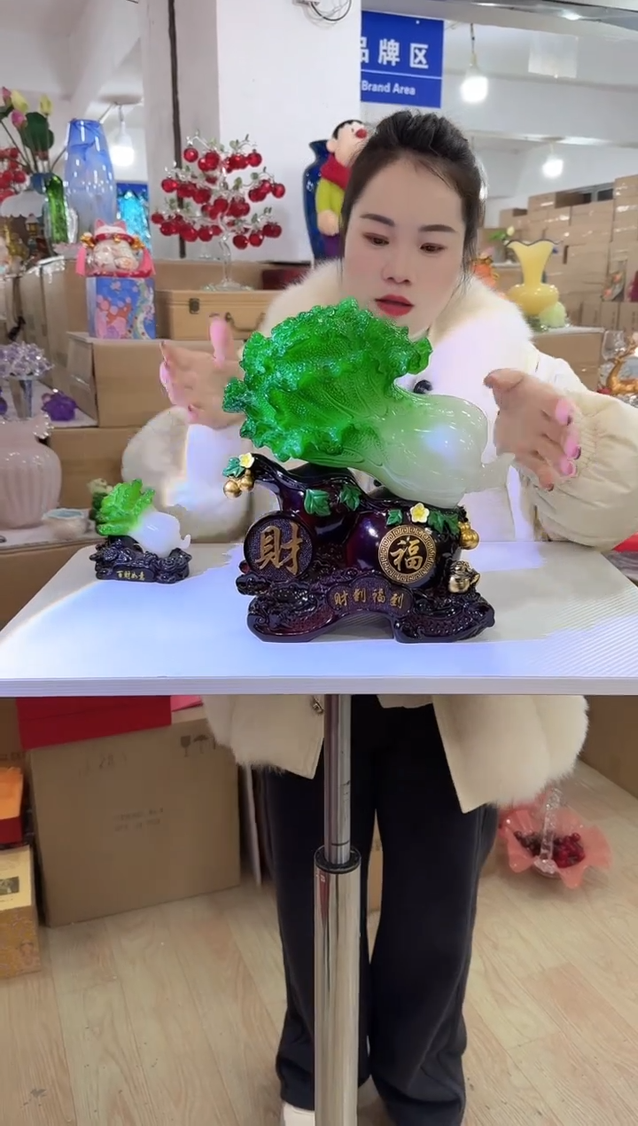 【闪购商品】无铅玻璃迪喜花器-c-早 白菜