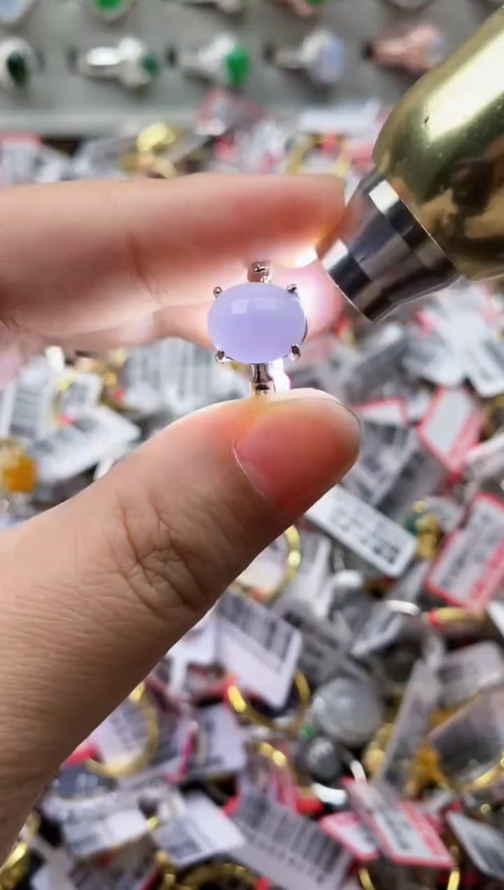 【闪购商品】翡翠戒指银S925镶嵌333333---4