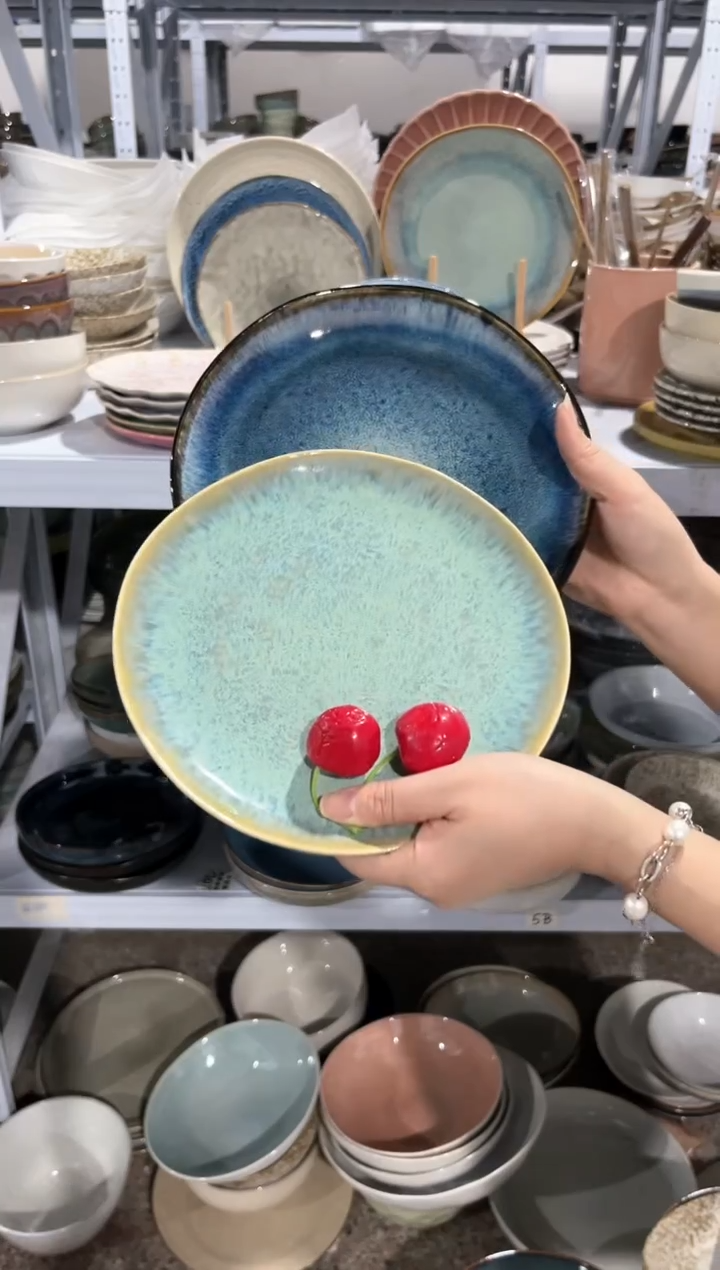 【闪购商品】瓷片外贸尾货微瑕满20包邮X2 小盘组合