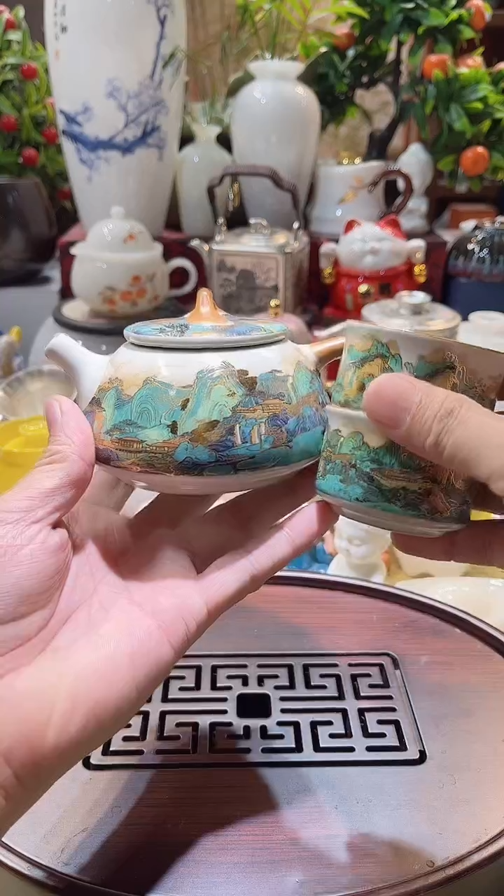 瓷片德艺茶器直播间@@石瓢