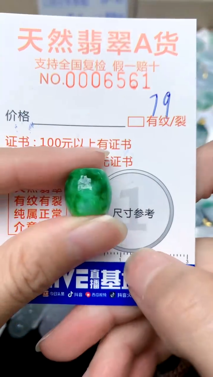 【闪购商品】翡翠颈饰未镶嵌79天然A货翡翠