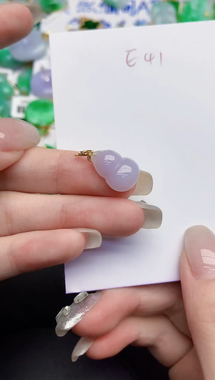 翡翠未镶嵌颈饰缅甸天然翡翠A货