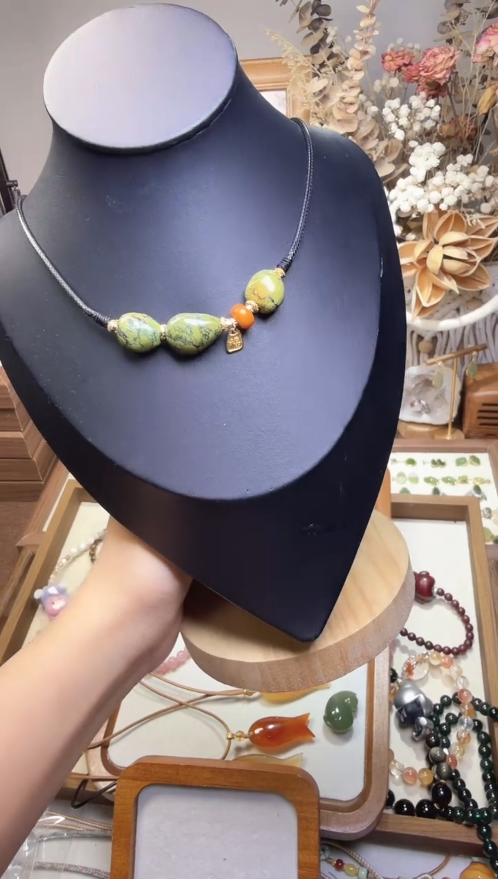 水晶摆件未镶嵌项链