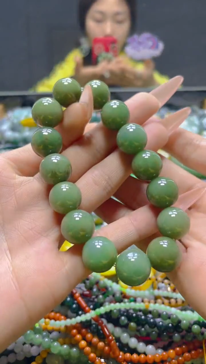 颈饰未镶嵌翡翠13MM