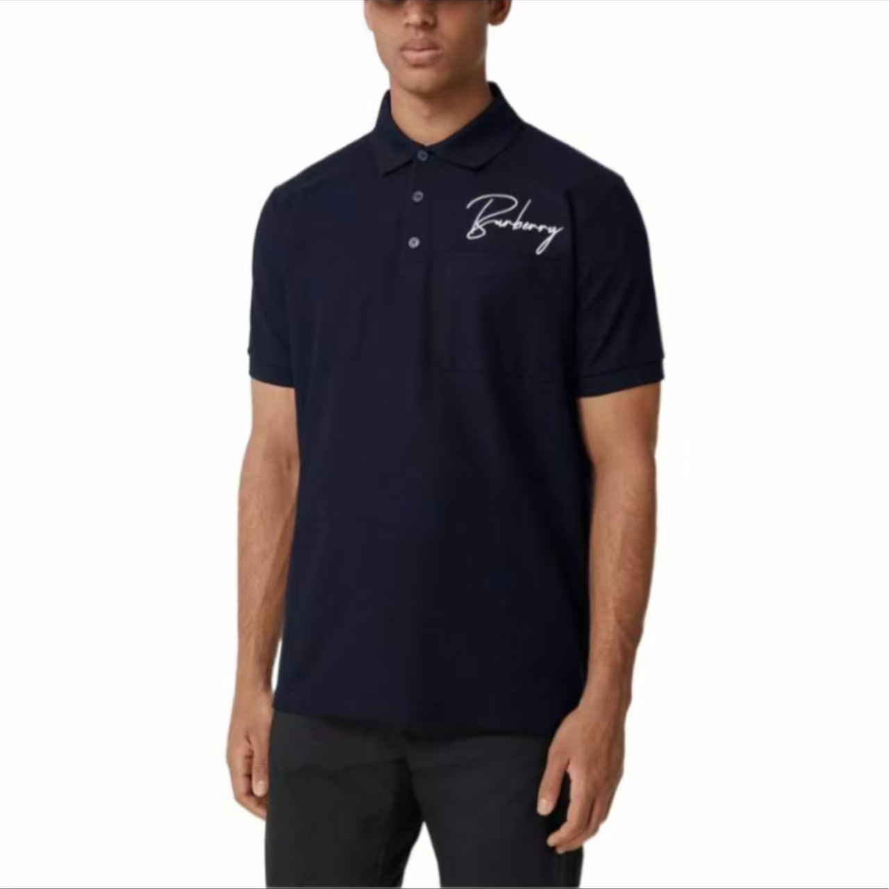 95新 BURBERRY/博柏利 黑色艺术字母 S 码/dd926