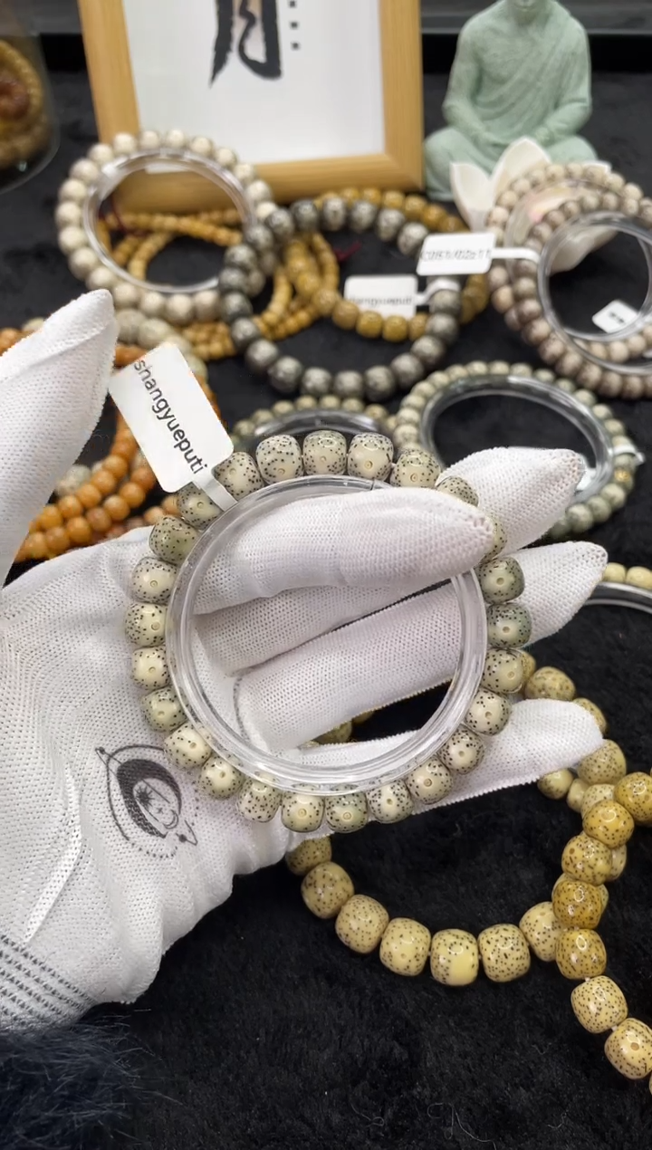 【闪购商品】星月菩提手串Y35海南星月菩提单圈手串9X8