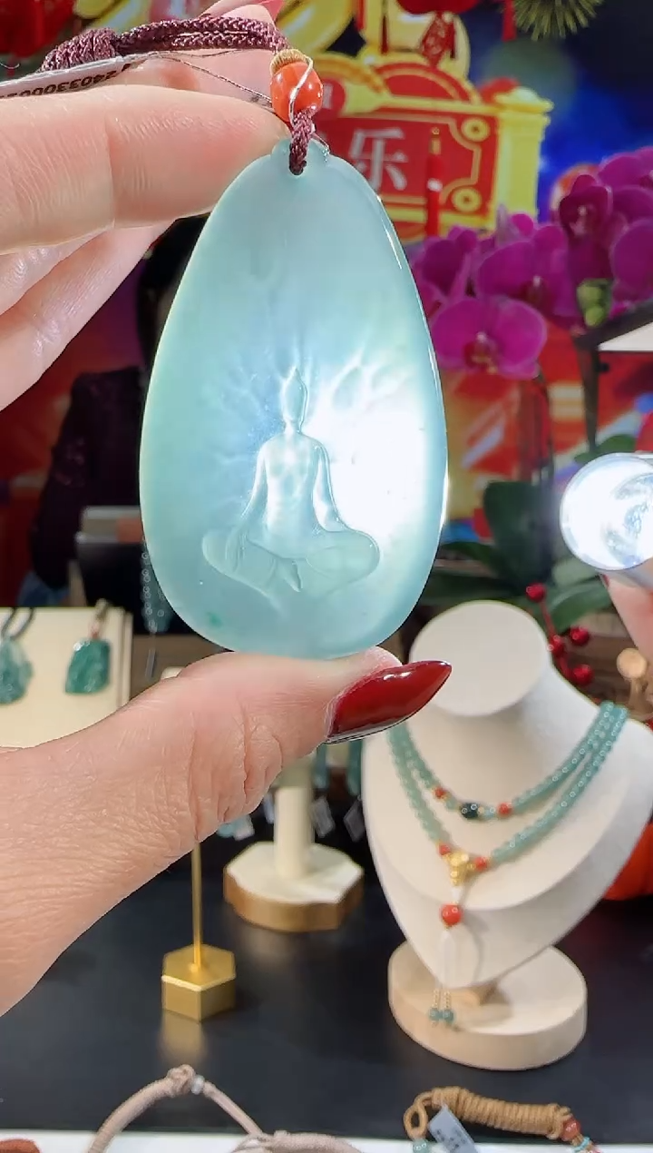 【闪购商品】翡翠吊坠(不含链)未镶嵌悟道