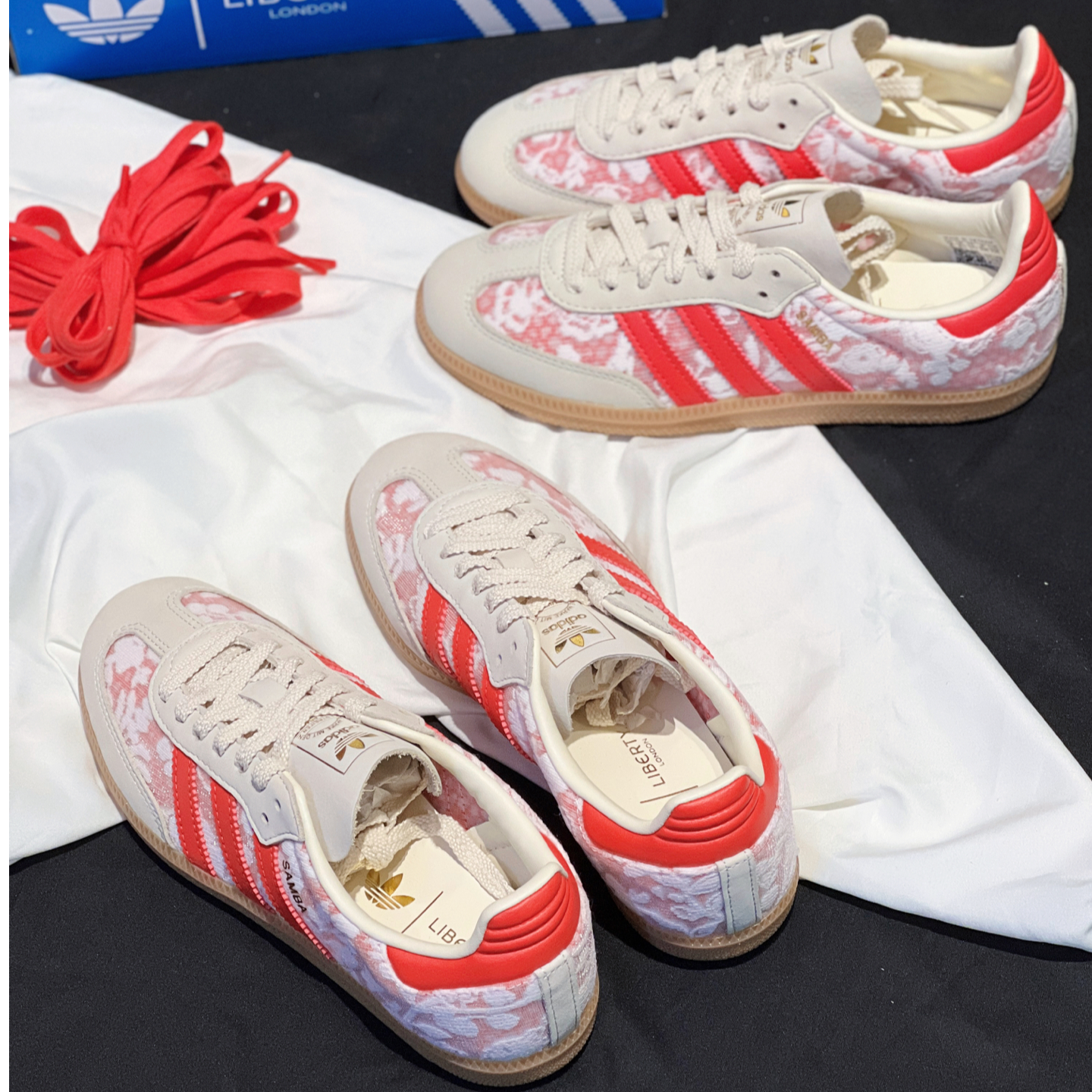 adidas Originals阿迪三叶草中性情人节流光风休闲鞋JR8841