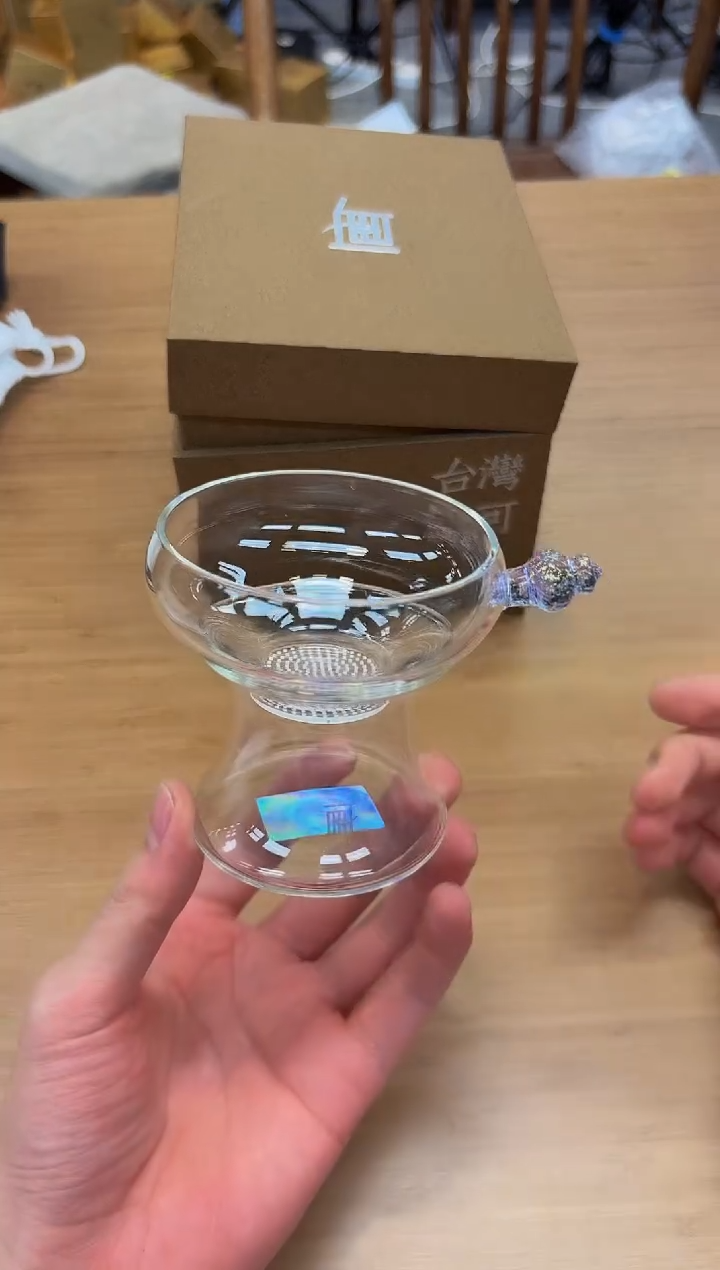 紫霞茶漏紫金色         礼盒装