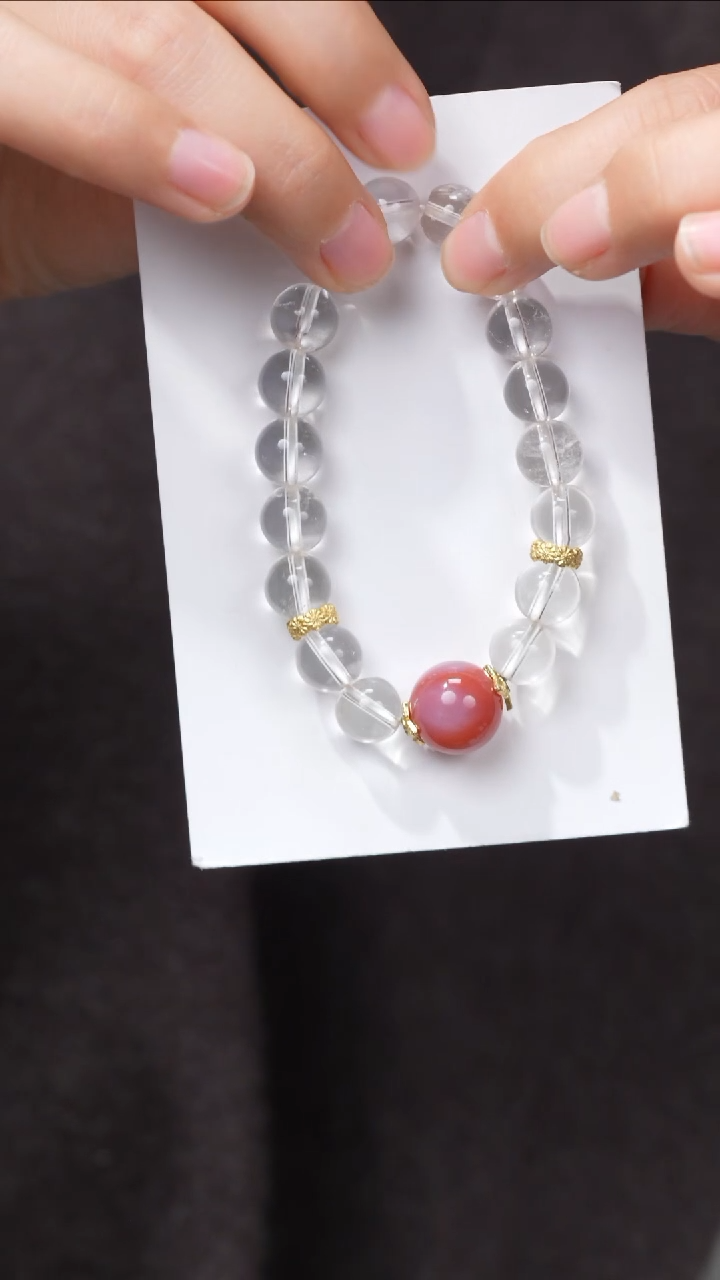 【闪购商品】水晶手串未镶嵌白水晶手串拍一发一