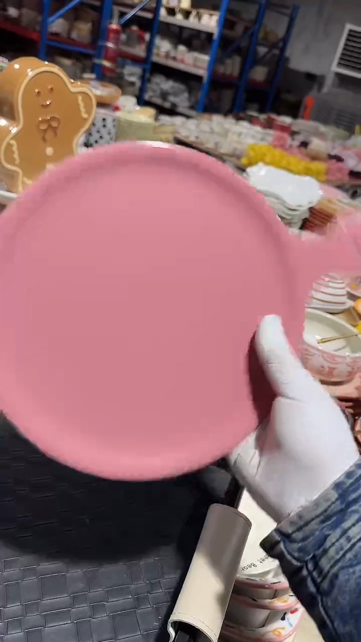 陶瓷手柄盘微瑕 凑满20元包邮