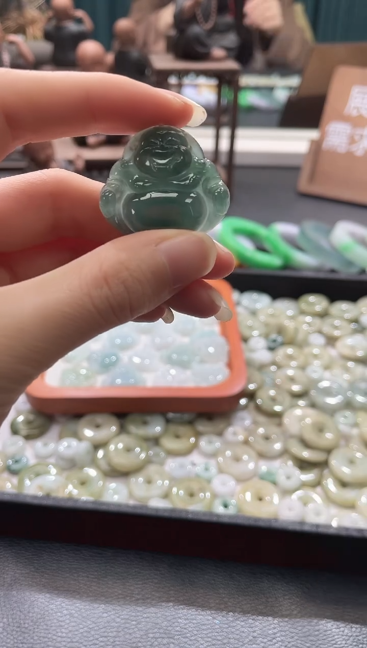 吊坠(不含链)未镶嵌翡翠柠**酸危料佛公多样性发一件