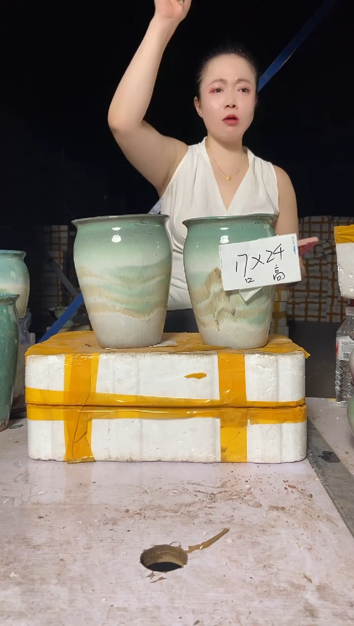 宜兴紫砂粗陶花盆17/24