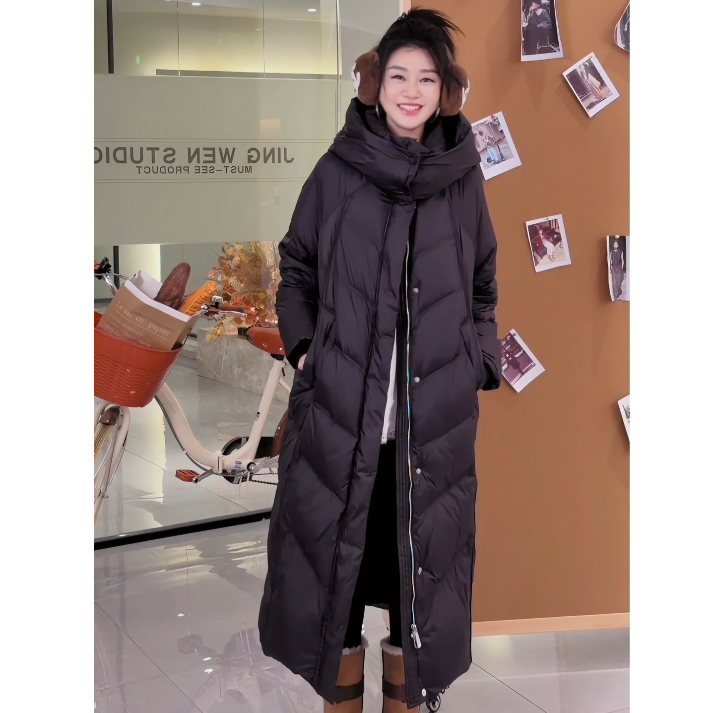 JW/静稳潮流新品时尚休闲女款减龄白鸭绒羽绒服5552687