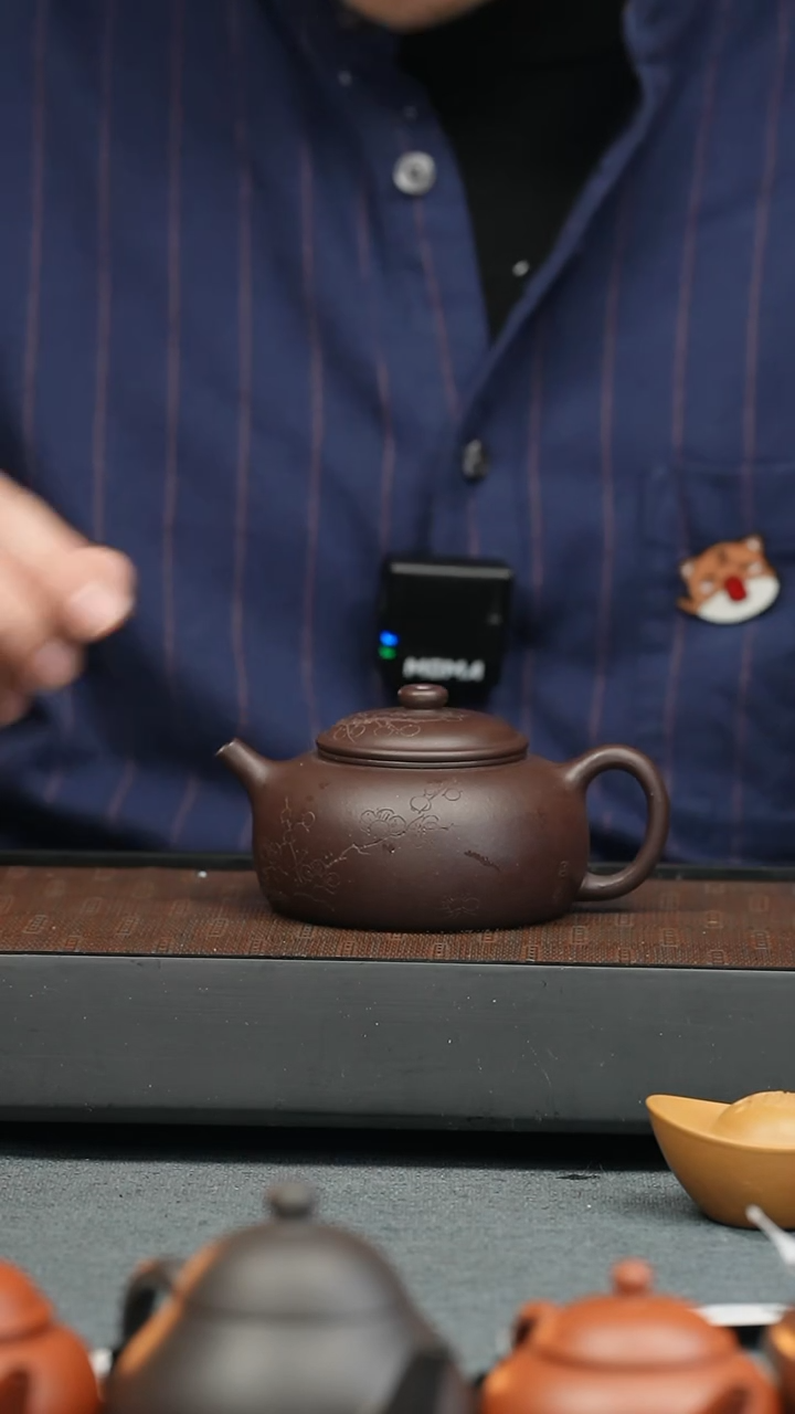 【闪购商品】紫砂茶壶五堂 隐圆-暗香款