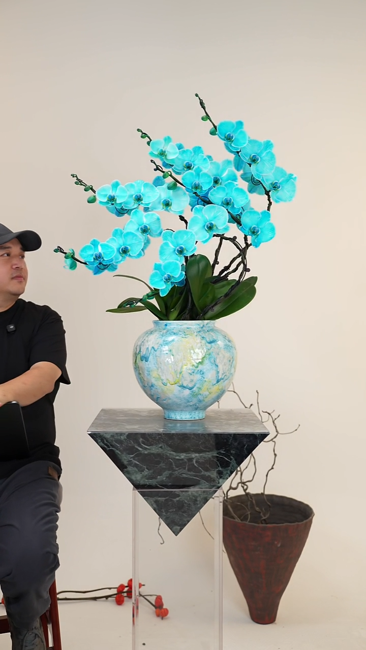 全部花朵025号链接【一物一拍】艺术盆景